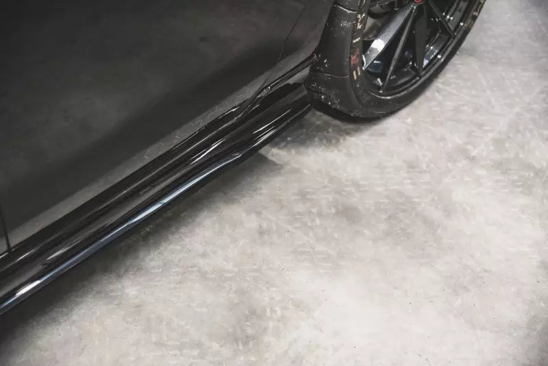 Maxton Design Seitenschweller (Paar) für VW Golf 7 GTI TCR Hochglanz schwarz – Ansicht 3