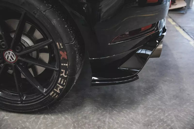 Maxton Design Diffusor Flaps für VW Golf 7 GTI TCR Hochglanz schwarz – Ansicht 1