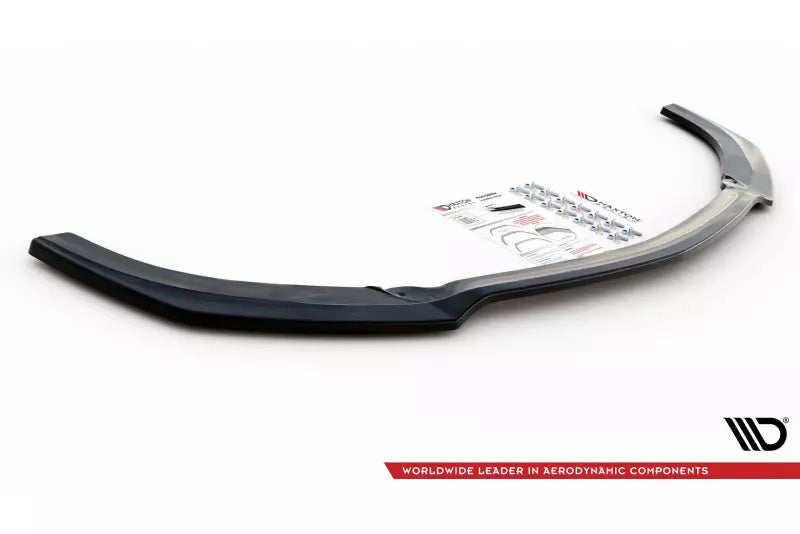Maxton Design Frontlippe V.1 für Mercedes GT 63 AMG S 4 Türer Coupe Aero Hochglanz schwarz – Ansicht 1