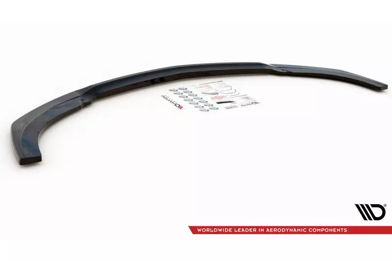 Maxton Design Frontlippe V.1 für Mercedes GT 63 AMG S 4 Türer Coupe Aero Hochglanz schwarz – Ansicht 2
