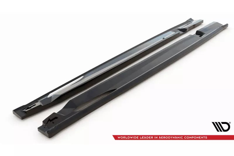 Maxton Design Seitenschweller (Paar) für Mercedes GT 63 AMG S 4 Türer Coupe Hochglanz schwarz – Ansicht 4