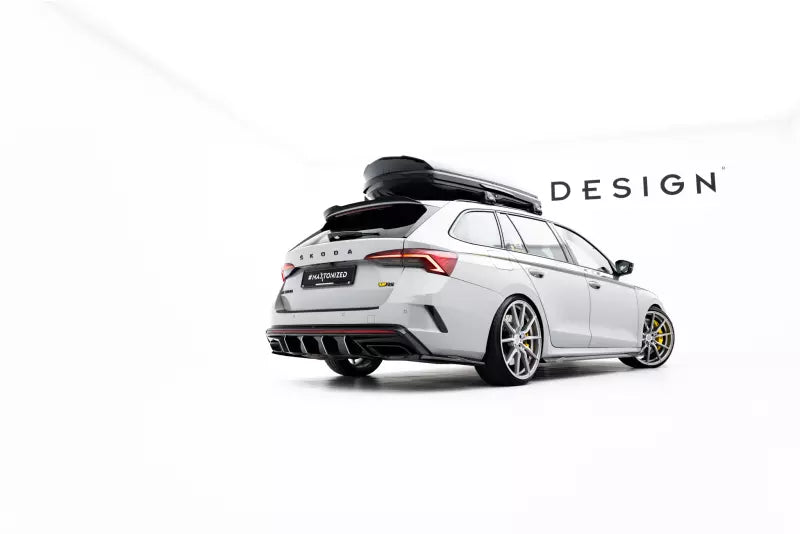 Maxton Design Heckspoiler Lippe für Skoda Octavia 4 IV Kombi Hochglanz schwarz – Ansicht 3