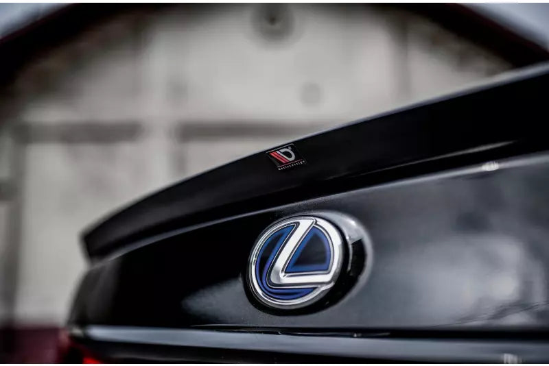 Maxton Design Heckspoiler Lippe für Lexus LS Mk4 Facelift Hochglanz schwarz – Ansicht 2