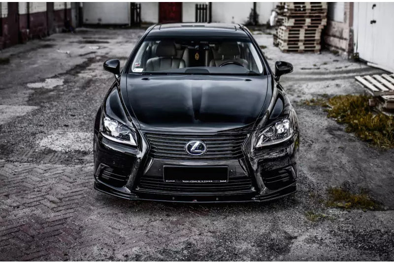 Maxton Design Frontlippe für Lexus LS Mk4 Facelift Hochglanz schwarz – Ansicht 2