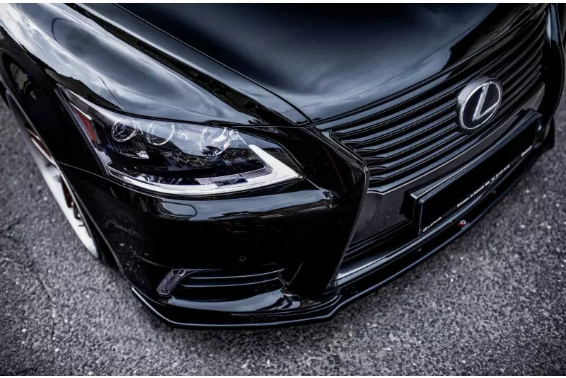Maxton Design Frontlippe für Lexus LS Mk4 Facelift Hochglanz schwarz – Ansicht 3