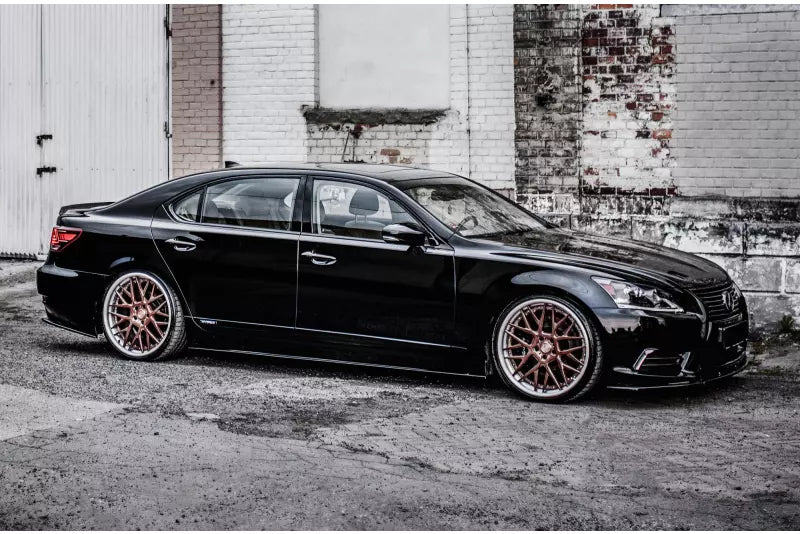 Maxton Design Seitenschweller (Paar) für Lexus LS Long Wheelbase Mk4 Facelift Hochglanz schwarz – Ansicht 1