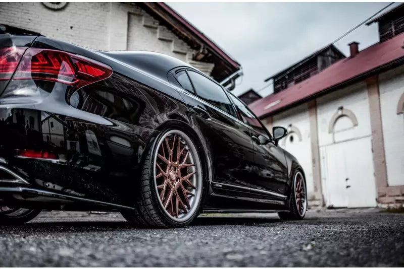 Maxton Design Seitenschweller (Paar) für Lexus LS Long Wheelbase Mk4 Facelift Hochglanz schwarz – Ansicht 3