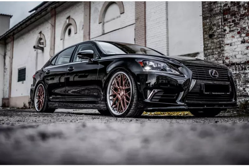 Maxton Design Seitenschweller (Paar) für Lexus LS Long Wheelbase Mk4 Facelift Hochglanz schwarz – Ansicht 4