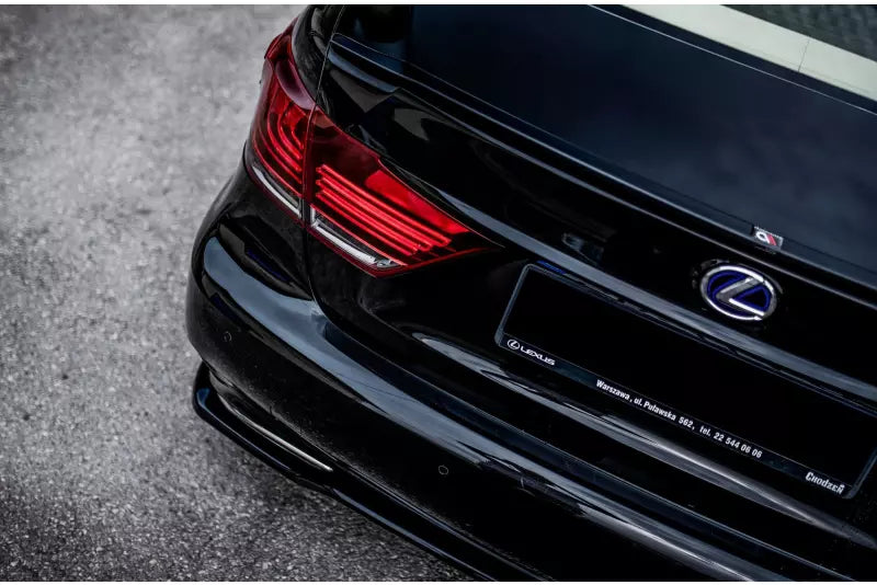 Maxton Design Heckdiffusor für Lexus LS Mk4 Facelift Hochglanz schwarz – Ansicht 2