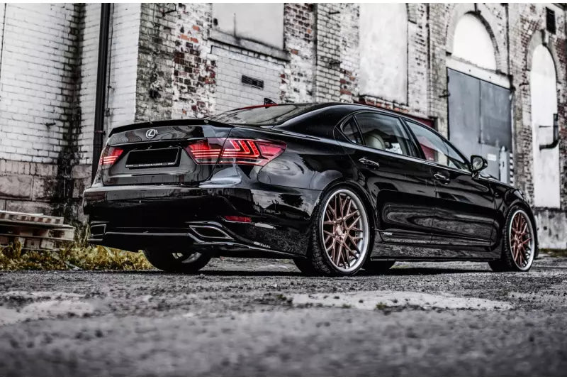 Maxton Design Heckdiffusor für Lexus LS Mk4 Facelift Hochglanz schwarz – Ansicht 4