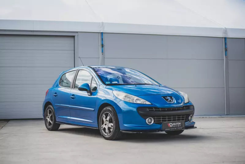 Maxton Design Frontlippe für Peugeot 207 Sport Hochglanz schwarz – Ansicht 4