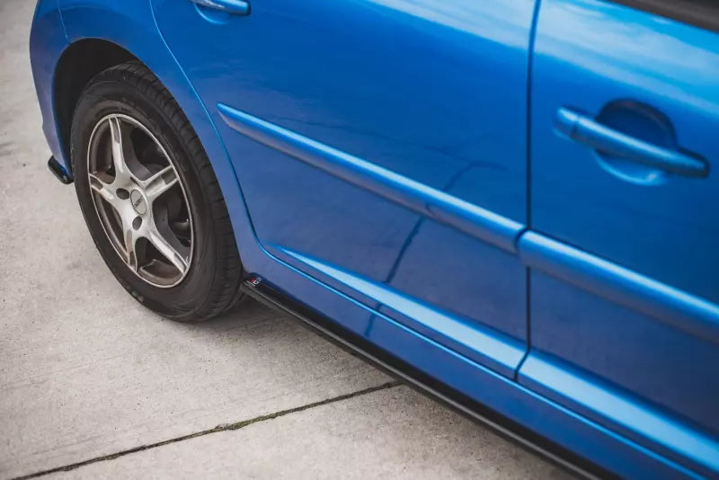 Maxton Design Seitenschweller (Paar) für Peugeot 207 Sport Hochglanz schwarz – Ansicht 2