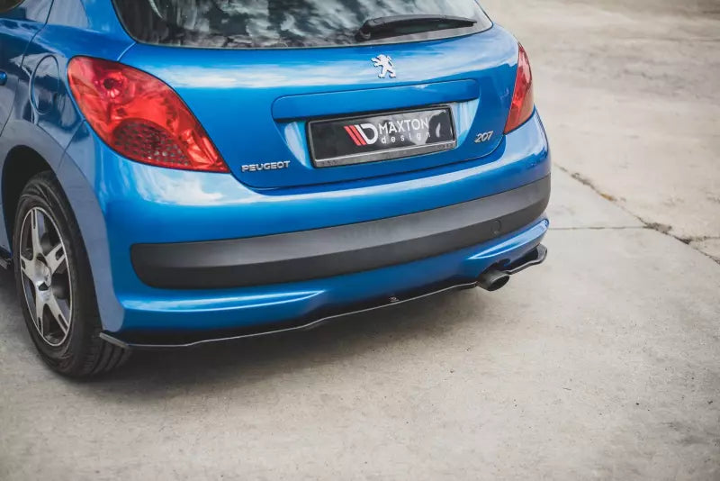Maxton Design Heckdiffusor für Peugeot 207 Sport Hochglanz schwarz – Ansicht 1