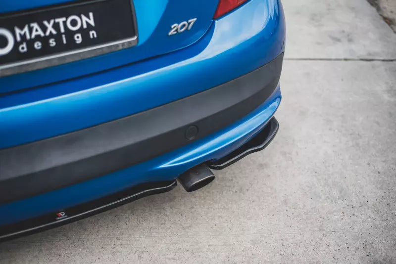 Maxton Design Heckdiffusor für Peugeot 207 Sport Hochglanz schwarz – Ansicht 3