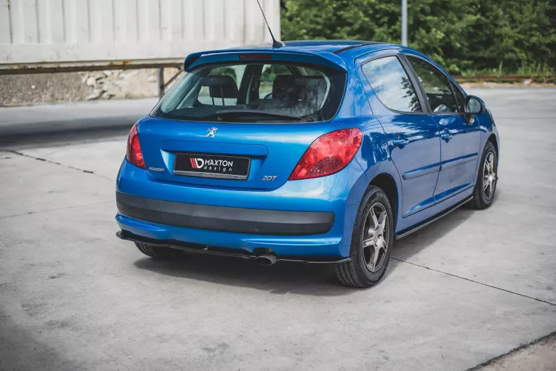 Maxton Design Heckdiffusor für Peugeot 207 Sport Hochglanz schwarz – Ansicht 4