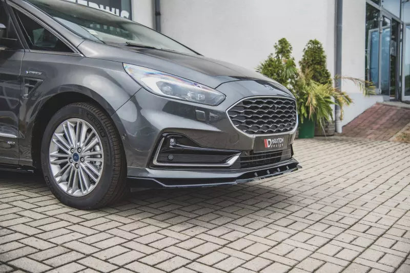Maxton Design Frontlippe für Ford S-Max Mk2 Facelift Hochglanz schwarz – Ansicht 4