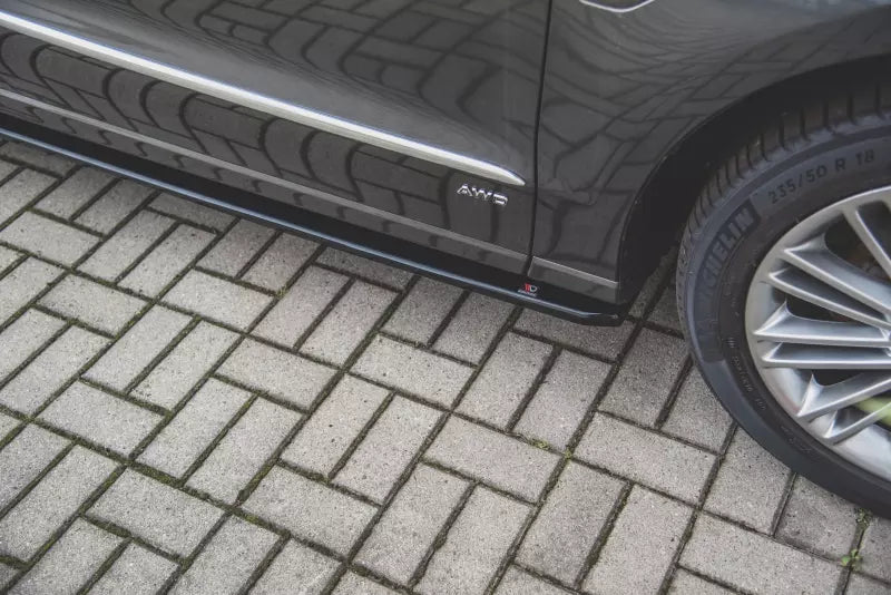 Maxton Design Seitenschweller (Paar) für Ford S-Max Mk2 Facelift Hochglanz schwarz – Ansicht 2