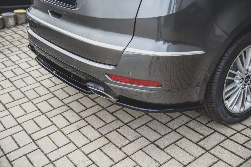Maxton Design Diffusor Flaps für Ford S-Max Vignale Mk2 Facelift Hochglanz schwarz – Ansicht 2