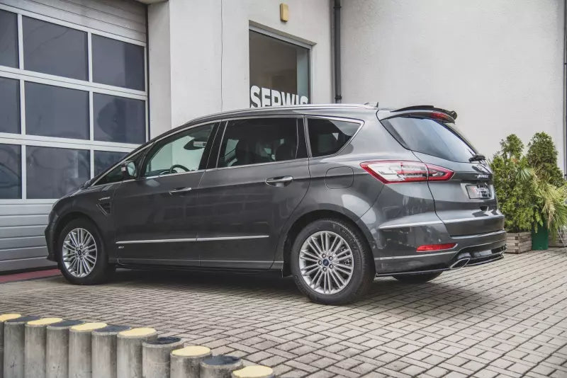 Maxton Design Heckspoiler Lippe für Ford S-Max Mk2 Facelift Hochglanz schwarz – Ansicht 3