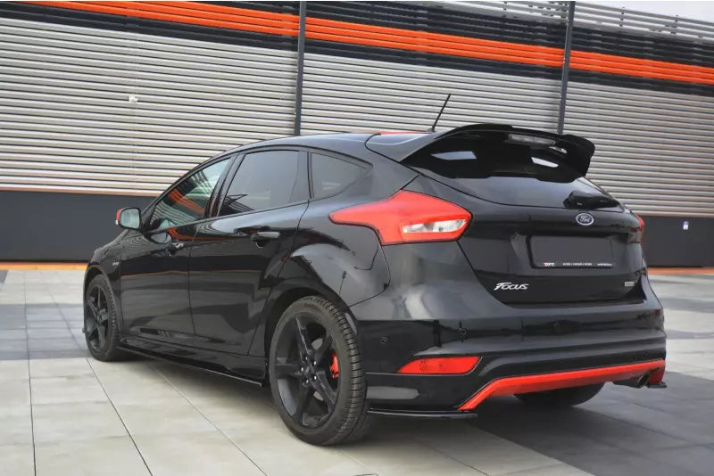 Maxton Design Heckspoiler Lippe für Ford Focus ST-Line Mk3 Facelift Hochglanz schwarz – Ansicht 2
