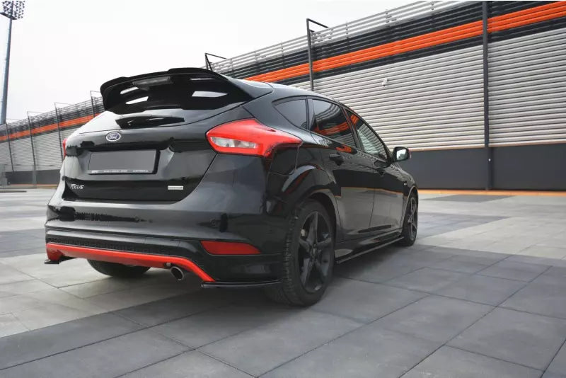 Maxton Design Heckspoiler Lippe für Ford Focus ST-Line Mk3 Facelift Hochglanz schwarz – Ansicht 4
