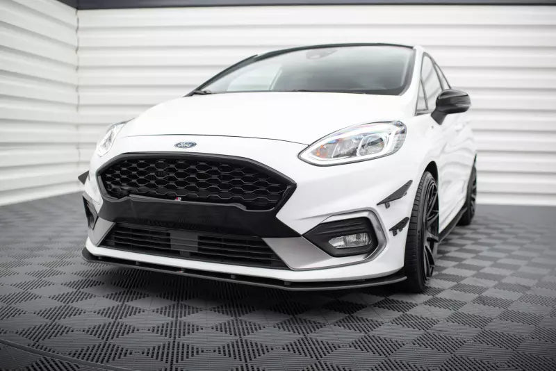 Maxton Design Street Pro Frontlippe für Ford Fiesta ST / ST-Line Mk8 schwarz – Ansicht 1