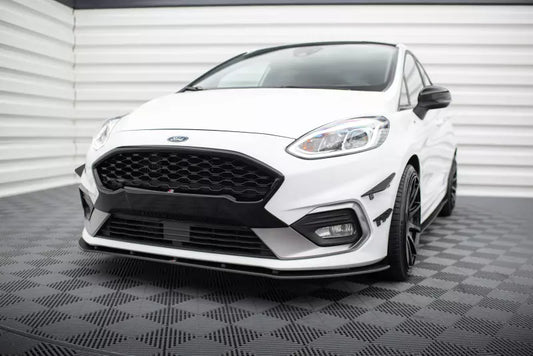 Maxton Design Street Pro Frontlippe für Ford Fiesta ST / ST-Line Mk8 schwarz – Ansicht 1