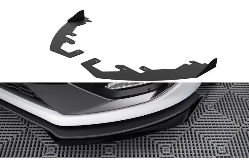 Maxton Design Street Pro Diffusor Flaps für Ford Fiesta ST / ST-Line Mk8 Hochglanz schwarz – Ansicht 1