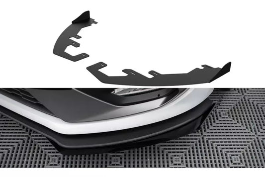 Maxton Design Street Pro Diffusor Flaps für Ford Fiesta ST / ST-Line Mk8 Hochglanz schwarz – Ansicht 1