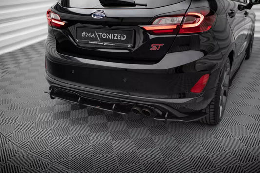 Maxton Design Street Pro Heckdiffusor für Ford Fiesta ST Mk8 Schwarz – Ansicht 1