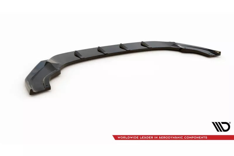 Maxton Design Frontlippe V.9 für VW Golf 7 R-Line / R Facelift ab 03/2017 Hochglanz schwarz – Ansicht 4