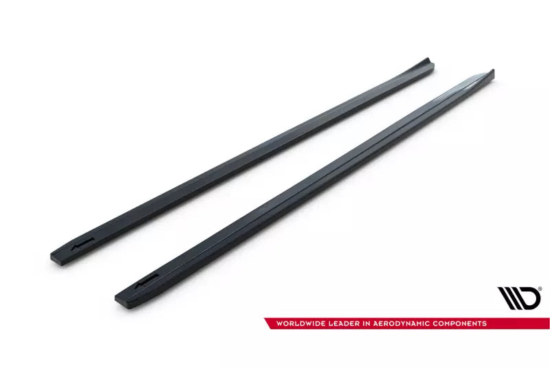 Maxton Design Seitenschweller (Paar) V.4 für VW Golf 7 R-Line / R / GTI Facelift ab 03/2017 Hochglanz schwarz – Ansicht 4