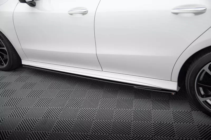 Maxton Design Seitenschweller (Paar) für Mercedes CLA C118 AMG-Line Hochglanz schwarz – Ansicht 3