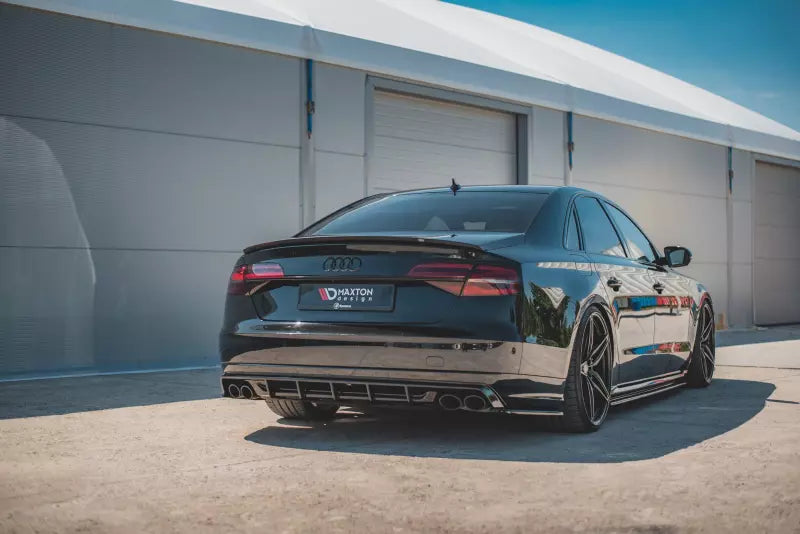 Maxton Design Heckdiffusor für Audi S8 D4 Facelift Hochglanz schwarz – Ansicht 2