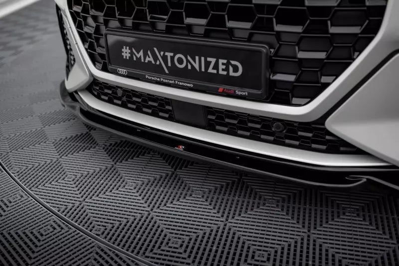 Maxton Design Frontlippe V.1 für Audi RSQ3 F3 Hochglanz schwarz – Ansicht 3