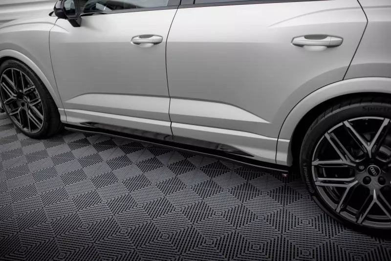 Maxton Design Seitenschweller (Paar) für Audi RSQ3 F3 Hochglanz schwarz – Ansicht 2