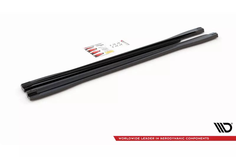 Maxton Design Seitenschweller (Paar) für Audi RSQ3 F3 Hochglanz schwarz – Ansicht 4