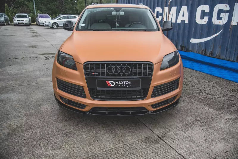Maxton Design Frontlippe für Audi Q7 4L S-Line Hochglanz schwarz – Ansicht 2