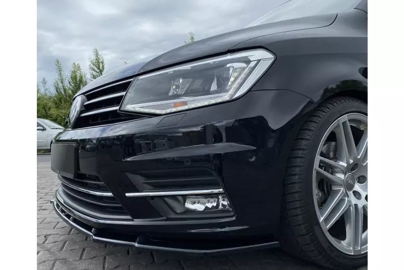 Maxton Design Frontlippe für VW Caddy 4 Hochglanz schwarz – Ansicht 3