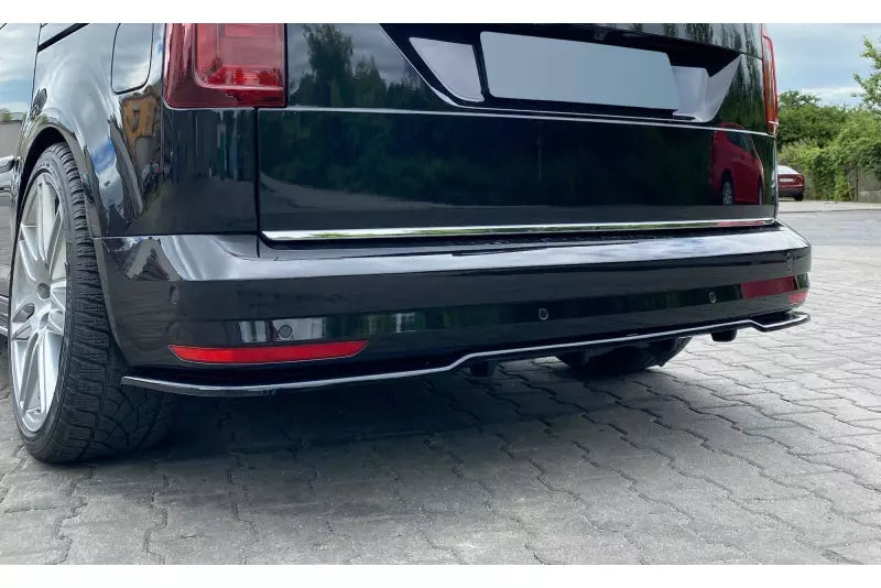 Maxton Design Heckdiffusor DTM Look für VW Caddy 4 Hochglanz schwarz – Ansicht 1