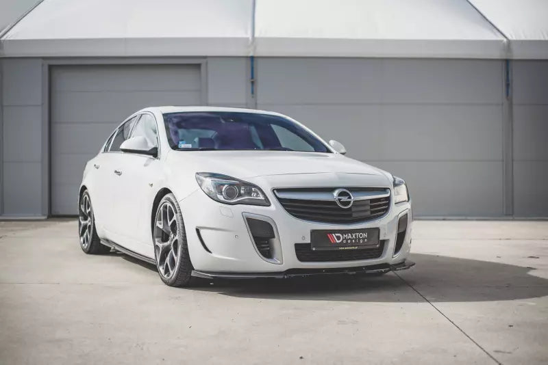 Maxton Design Frontlippe V.1 für Opel Insignia A OPC Facelift Hochglanz schwarz – Ansicht 1