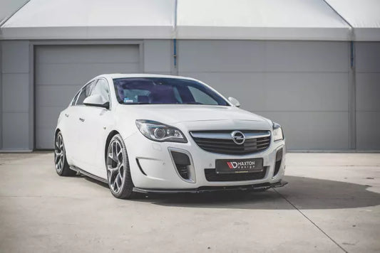 Maxton Design Frontlippe V.1 für Opel Insignia A OPC Facelift Hochglanz schwarz – Ansicht 1