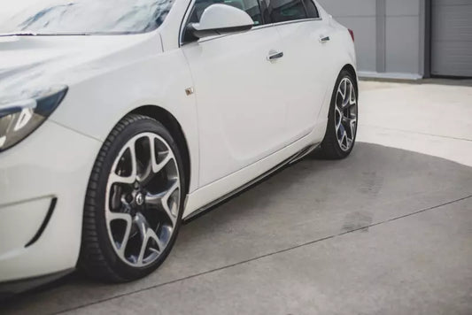 Maxton Design Seitenschweller (Paar) für Opel Insignia A OPC Facelift Hochglanz schwarz – Ansicht 1