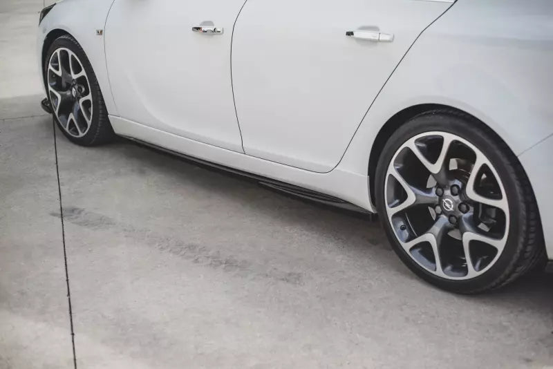 Maxton Design Seitenschweller (Paar) für Opel Insignia A OPC Facelift Hochglanz schwarz – Ansicht 2