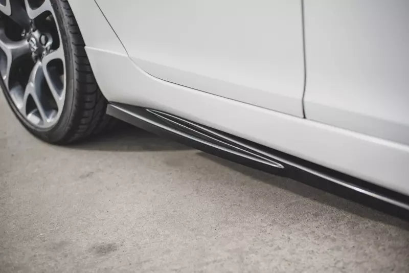 Maxton Design Seitenschweller (Paar) für Opel Insignia A OPC Facelift Hochglanz schwarz – Ansicht 3