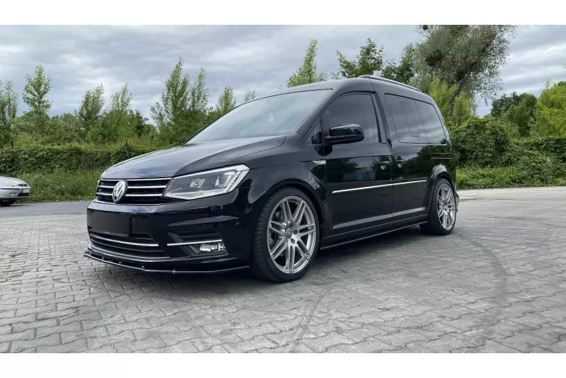 Maxton Design Seitenschweller (Paar) für VW Caddy 4 Hochglanz schwarz – Ansicht 3