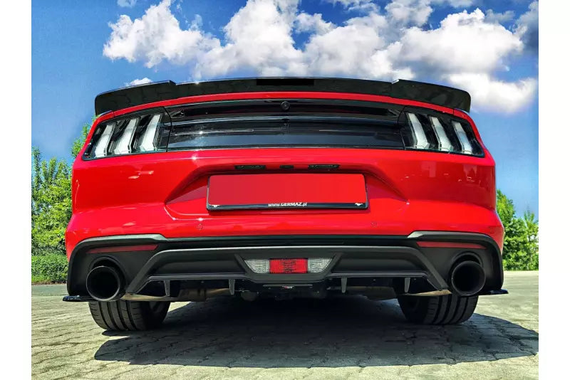 Maxton Design Heckdiffusor für Ford Mustang Mk6 Facelift Hochglanz schwarz – Ansicht 1