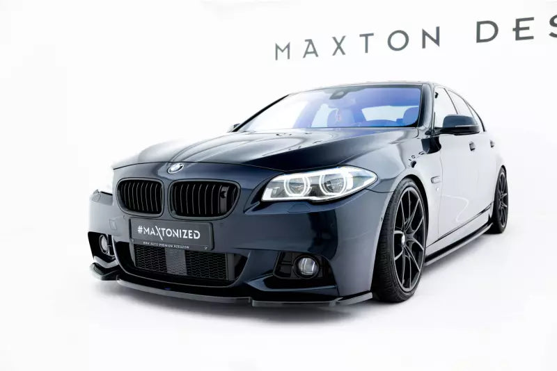 Maxton Design Frontlippe V.3 für BMW 5er F10 / F11 M Paket Hochglanz schwarz – Ansicht 1