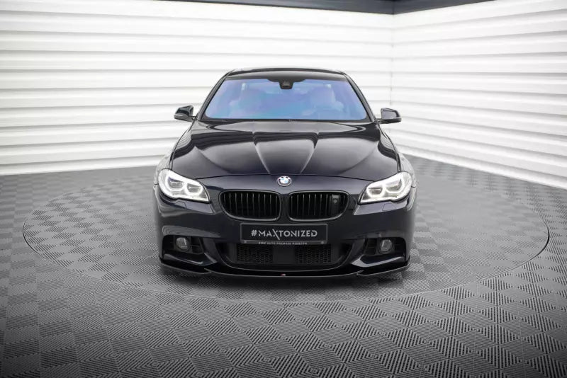 Maxton Design Frontlippe V.4 für BMW 5er F10 / F11 M Paket Hochglanz schwarz – Ansicht 2