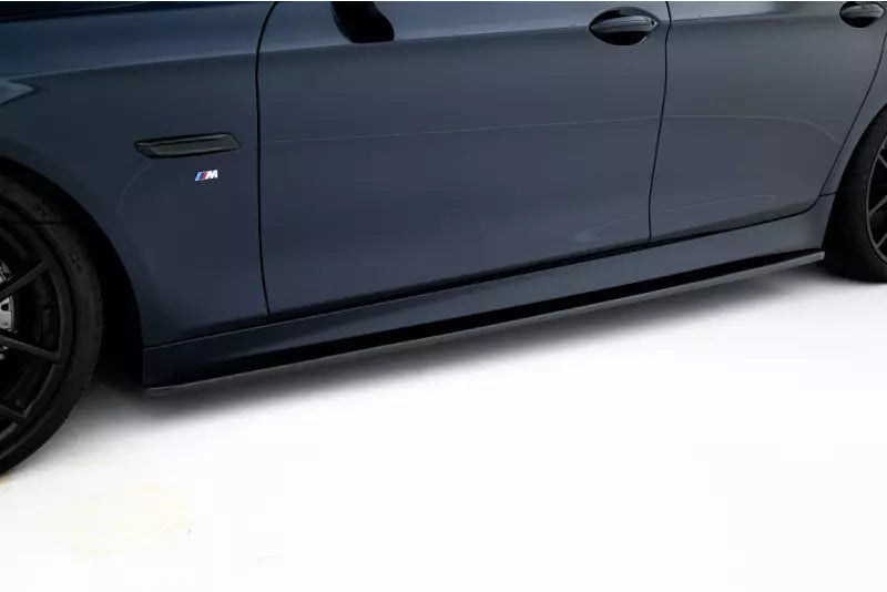 Maxton Design Seitenschweller (Paar) V.2 für BMW 5er F10 / F11 M Paket Hochglanz schwarz – Ansicht 1